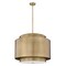 Z-Lite Harlech Chandelier, 4-Light, 32.5 In.W x 25 In.H, Rubbed Brass/Rubbed Brass 739P32-RB - alternate 5